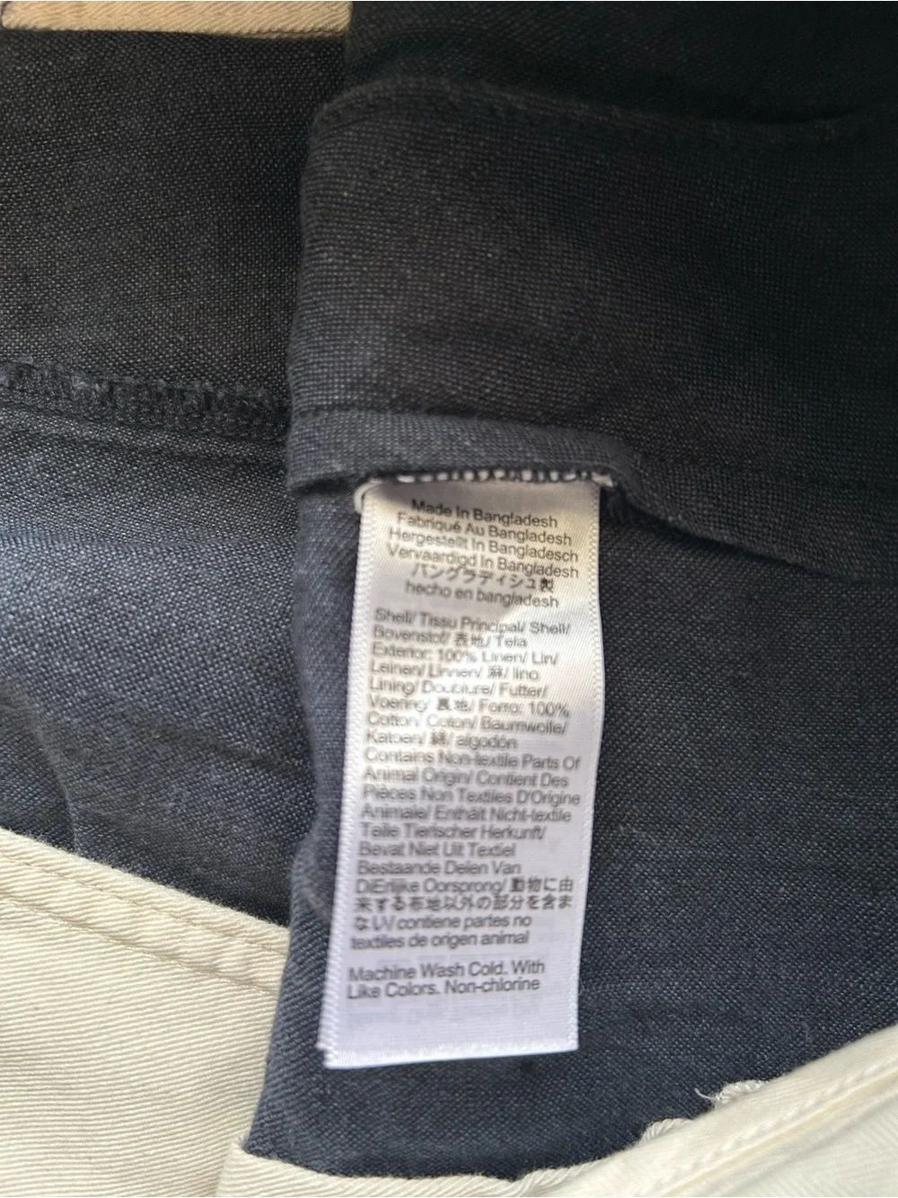 J. Crew lightweight linen